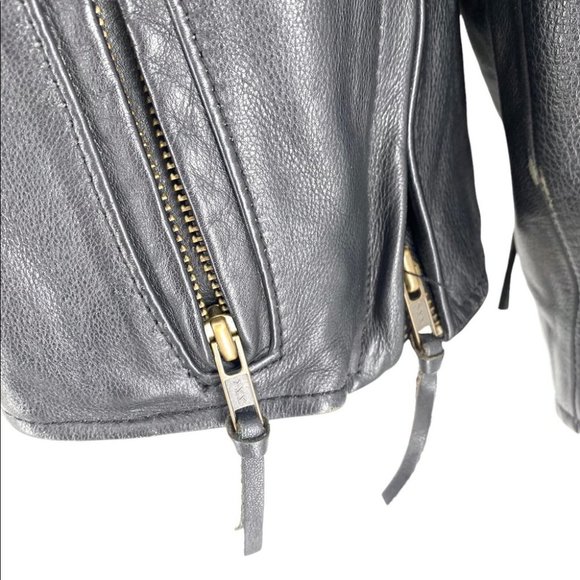 🌷HOST PICK 🌷 Harley-Davidson Black Leather Vintage Motorcycle - Picture 4 of 13